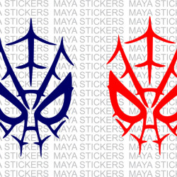 Spiderman mask decal stickers for cars, bikes, laptops, wall