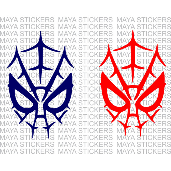 Spiderman mask decal stickers for cars, bikes, laptops, wall