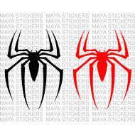 Spider logo sticker sticker from Spiderman movie ( 2 pieces)