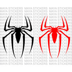 Spider logo sticker sticker from Spiderman movie ( 2 pieces)