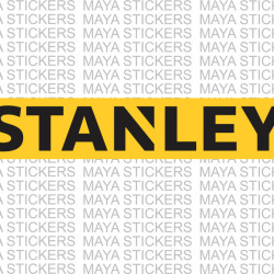 Stanley hand tools logo stickers for cars, bikes, toolboxes