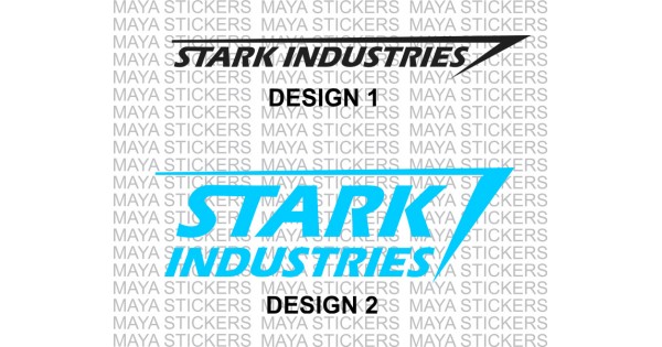 red Decals stark industries for different scales model kits 5650 