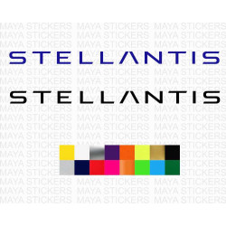 Stellantis logo decal stickers for cars and others ( Pair of 2 stickers )