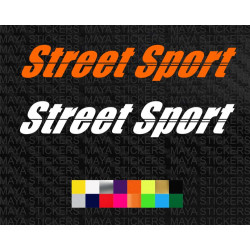 Street Sport logo bike stickers ( Pair of 2 stickers )