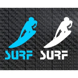 Surf logo decal stickers ( Pair of 2)