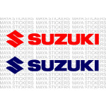 Suzuki full logo sticker / decal for cars, bikes, laptop ( Pair of 2 stickers ) 