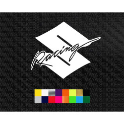 Suzuki Racing 'S' logo stickers for bikes, cars, helmets