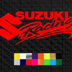Suzuki Racing stickers for bikes, cars, helmets