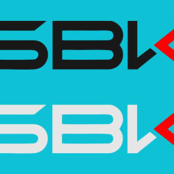 World SBK new logo stickers for bikes, helmets and others ( Pair of 2 )