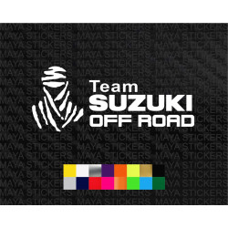 Team Suzuki dakar offroad logo sticker for cars and motorcycles