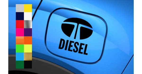 ARWY car Sticker Retro Diesel Sticker Fuel Diesel Logo Sticker Diesel  Sticker car Stickers Exterior Size 11.5X11.5 cm : Amazon.in: Car & Motorbike