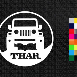 Mahindra Thar offroad style decal sticker