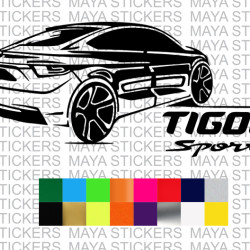 Tata tigor sport decal stickers