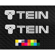 TEIN suspension single color logo decal car sticker  ( Pari of 2 )