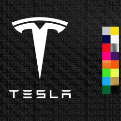 Tesla full logo decal sticker for cars and other places