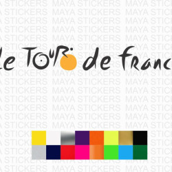 Tour de France logo bicycle stickers