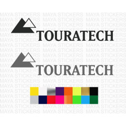 Touratech logo stickers for motorcycles ( 2 stickers )