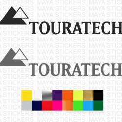 Touratech logo stickers for motorcycles ( 2 stickers )