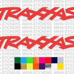 Traxxas logo decal stickers ( Pair of 2 )