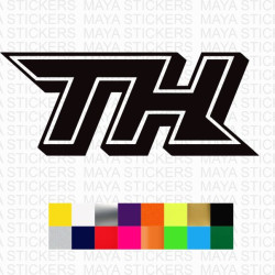 TH Treasure Hunt hot wheels logo stickers 