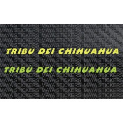 Tribu de chihuahua valentino rossi sticker for bikes and helmets