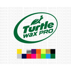 Turtle wax pro logo stickers