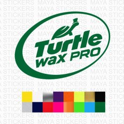 Turtle wax pro logo stickers