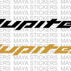 TVS Jupiter logo decal stickers. (2 stickers )