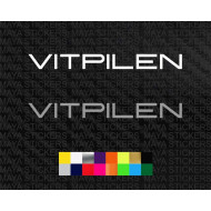 Husqvarna Vitpilen Logo Decal Sticker in custom colors and sizes 