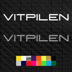 Husqvarna Vitpilen Logo Decal Sticker in custom colors and sizes 