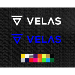 Velas cryptocurrency logo decal sticker ( Pair of 2 )