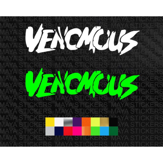 Venomous decal sticker for cars, bikes, laptops and others