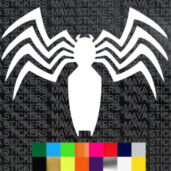 Venom spider emblem decal sticker for cars, bikes, laptops, mobile, helmet