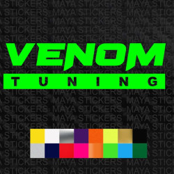 Venom Tuning logo car stickers