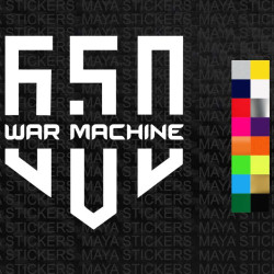 650 War machine logo stickers for Royal Enfield 650cc motorcycles
