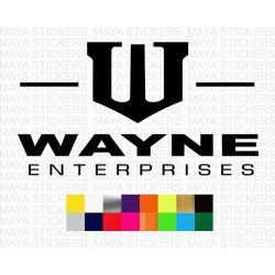 WAYNE Enterprises logo stickers for cars, bikes, laptops, wall and others