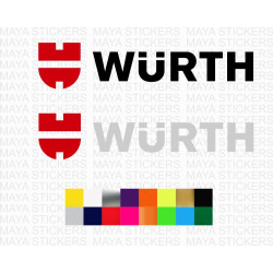 Wurth Industries logo decal stickers 