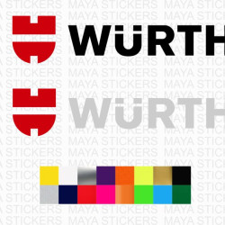 Wurth Industries logo decal stickers 