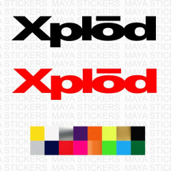 Sony Xplod text logo car stickers ( Pair of 2 )