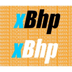 Xbhp logo stickers for Bikes / Motorcycles ( Pair of 2 stickers )