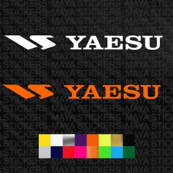 Yaesu logo decal sticker for cars, motorcycles, radios and others