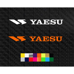 Yaesu logo decal sticker for cars, motorcycles, radios and others