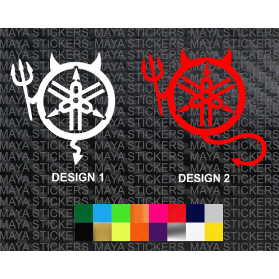 yamaha logo sticker design