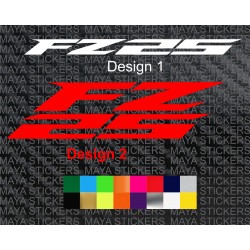 Yamaha FZ25 logo sticker for bikes and helmet