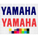 Yamaha text logo bike stickers ( Pair of 2 )
