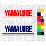 Yamalube logo bike stickers( Pair of 2 stickers ) 