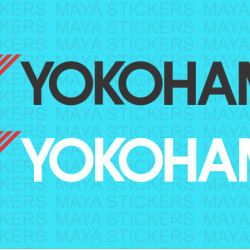 Yokohama tyres logo decal sticker for cars 