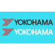 Yokohama tyres logo decal sticker for cars 
