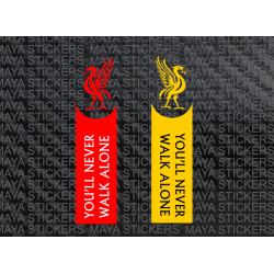 You will never walk alone - LFC slogan sticker