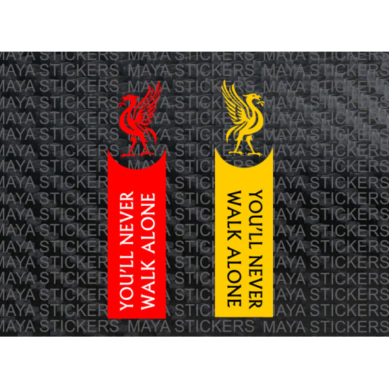 You will never walk alone - LFC slogan sticker